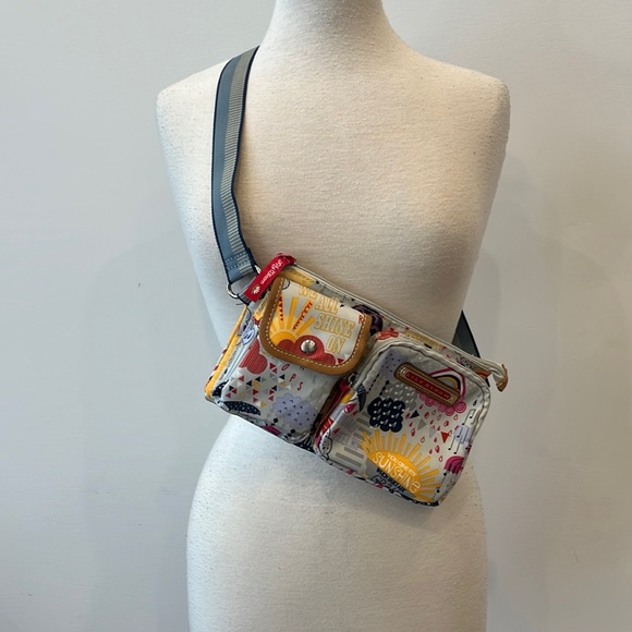 Lily Bloom Handbags - Lily Bloom Positivity Crossbody Fanny Pack/Waist Belt Bag